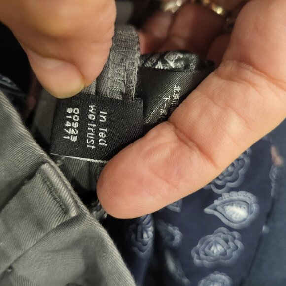 Ted Baker Men's Chino Cotton Stretch Pants Size 30 - Picture 14 of 14